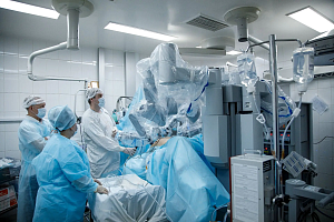 Врачи ОКБ Ханты-Мансийска оперируют с помощью робота «Да Винчи» (видео)