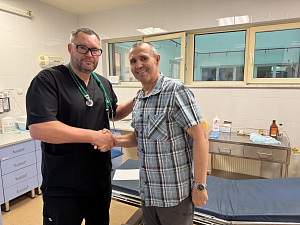 Съемочная бригада телекомпании ОТРК Югра встретилась с пациентом, о котором мы писали 27 октября