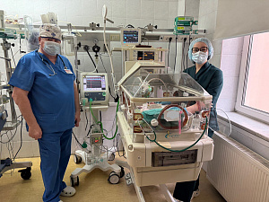 Окружная клиническая больница обновила оборудование в отделении реанимации новорожденных